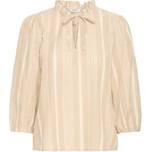 Vrouwenblouse b.young Illiane Beige 44 Vrouwenblouse b.young Illiane Beige 44