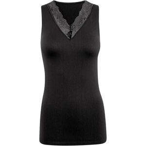 Geribde damestanktop CULTURE Camilla Noir L/XL Geribde damestanktop CULTURE Camilla Noir L/XL