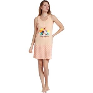 Mouwloze damesnachthemd Disney Minnie Flowers Orange S Mouwloze damesnachthemd Disney Minnie Flowers Orange S