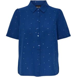 Dameshemd Pieces Vilma Bleu M Dameshemd Pieces Vilma Bleu M