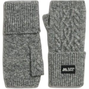 Vrouwen handverwarmers Superdry Cable Luxe Gris TU Vrouwen handverwarmers Superdry Cable Luxe Gris TU