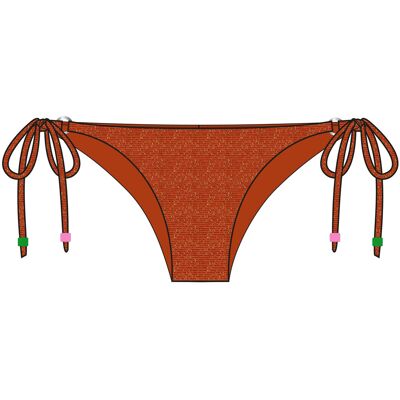 Dameszwembroekje Banana Moon Lina Seaglitter Oranje XL Dameszwembroekje Banana Moon Lina Seaglitter Oranje XL