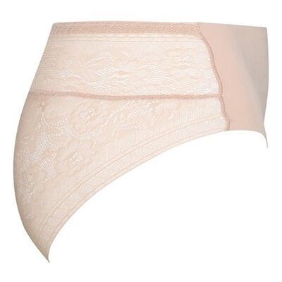 Damesslipjes Bye Bra Midi Beige XL Damesslipjes Bye Bra Midi Beige XL