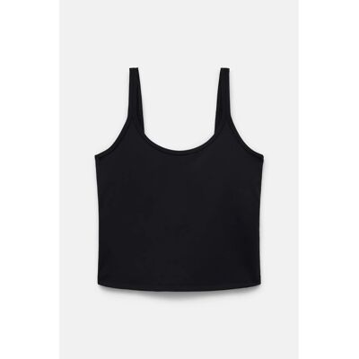 Damestanktop Girlfriend Collective Gemma Scoop Zwart 6XL Damestanktop Girlfriend Collective Gemma Scoop Zwart 6XL