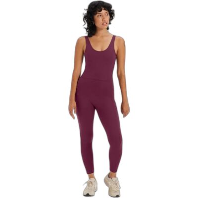 Damesbroekpak Girlfriend Collective Scoop Back Unitard Paars XL Damesbroekpak Girlfriend Collective Scoop Back Unitard Paars XL