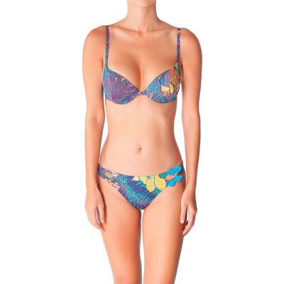 Zwembroekjes voor dames Huit Tropical Jungle Kleurrijk XS Zwembroekjes voor dames Huit Tropical Jungle Kleurrijk XS