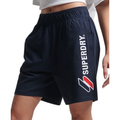 Damesshort Superdry Boy Code Blauw XS Damesshort Superdry Boy Code Blauw XS