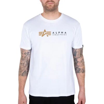 T-shirt Alpha Industries Label T Blanc M T-shirt Alpha Industries Label T Blanc M