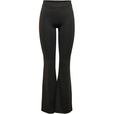 Broek vrouw Only Fever stretch flaired Noir Mx32 Broek vrouw Only Fever stretch flaired Noir Mx32