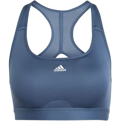 Middelhoge steun-bh voor vrouwen adidas Powerreact Bleu 80A/C Middelhoge steun-bh voor vrouwen adidas Powerreact Bleu 80A/C