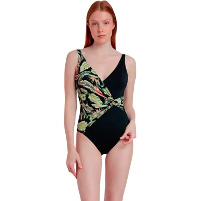 Dames zwempak uit 1 stuk Admas Jungle Noir 48 Dames zwempak uit 1 stuk Admas Jungle Noir 48