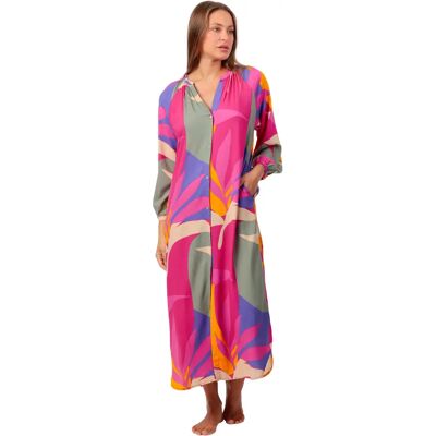 Dameshemdjurk Admas Big Colors Multicolore S Dameshemdjurk Admas Big Colors Multicolore S