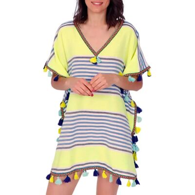 Vrouwelijke strandcaftan Admas Sun Vert L Vrouwelijke strandcaftan Admas Sun Vert L