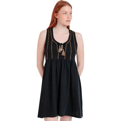 Damesjurk Admas Barbados Beach Noir XL Damesjurk Admas Barbados Beach Noir XL