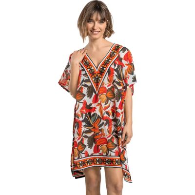 Vrouwelijke strandcaftan Admas Paradise Multicolore L Vrouwelijke strandcaftan Admas Paradise Multicolore L