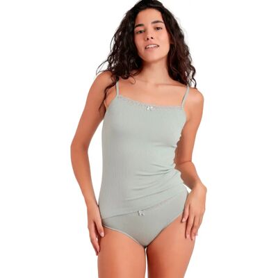 Tanktops en slip voor dames Admas Studio Basics Vert S Tanktops en slip voor dames Admas Studio Basics Vert S