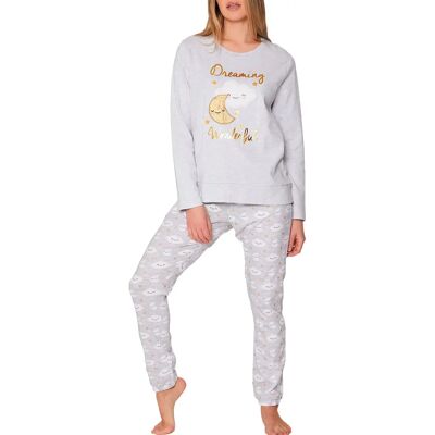 Damespyjama's Admas Dreaming Wonderful Gris S Damespyjama's Admas Dreaming Wonderful Gris S
