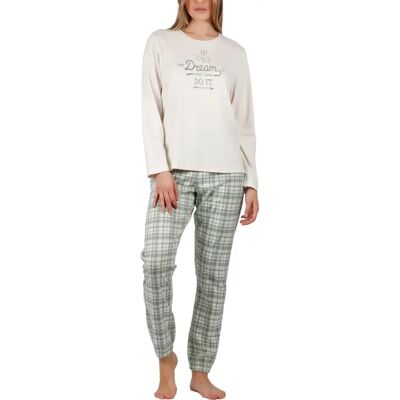 Damespyjama's Admas If You Dream Beige 2XL Damespyjama's Admas If You Dream Beige 2XL