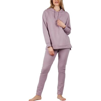 Dames pyjama sweatshirt met capuchon en broek Admas Comfort Home Violet XL Dames pyjama sweatshirt met capuchon en broek Admas Comfort Home Violet XL