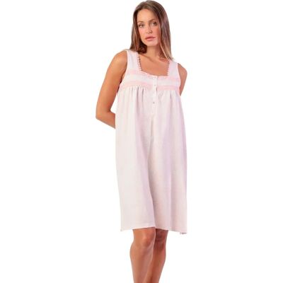Mouwloze nachtjapon dames Admas Light Classic Rose L Mouwloze nachtjapon dames Admas Light Classic Rose L