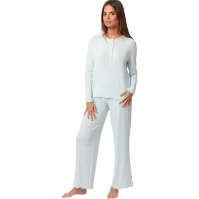 Pyjama met lange mouwen en broek voor dames Admas Romantic Bleu M Pyjama met lange mouwen en broek voor dames Admas Romantic Bleu M
