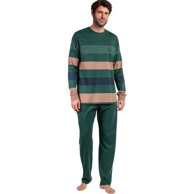 Pyjama met lange mouwen en broek Admas Rayas Wild Spirit Vert S Pyjama met lange mouwen en broek Admas Rayas Wild Spirit Vert S