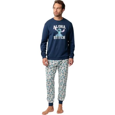 Pyjama Admas Aloha Stitch Disney Bleu XL Pyjama Admas Aloha Stitch Disney Bleu XL