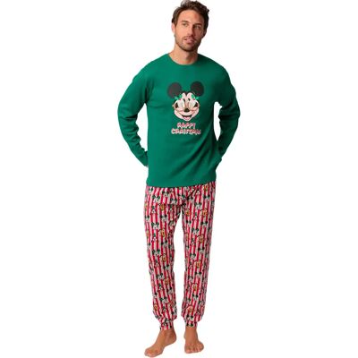 Pyjama met lange mouwen en broek Admas Party Friends Disney Vert S Pyjama met lange mouwen en broek Admas Party Friends Disney Vert S