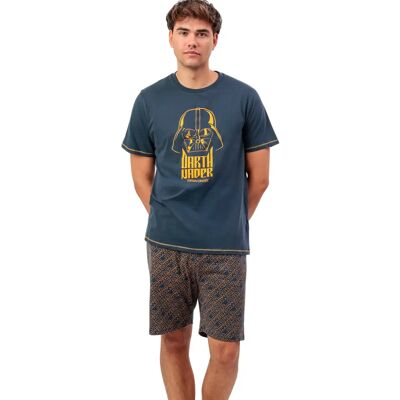 Pyjama T-shirt en Short Admas Vader Star Wars Bleu L Pyjama T-shirt en Short Admas Vader Star Wars Bleu L