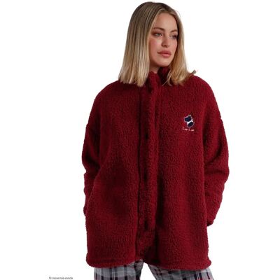 Dames Fleece voor binnen Admas LouLou GoodNight Rouge L Dames Fleece voor binnen Admas LouLou GoodNight Rouge L