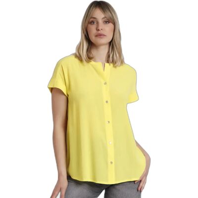 Vrouwelijke vloeiende blouse Admas Jaune XL Vrouwelijke vloeiende blouse Admas Jaune XL