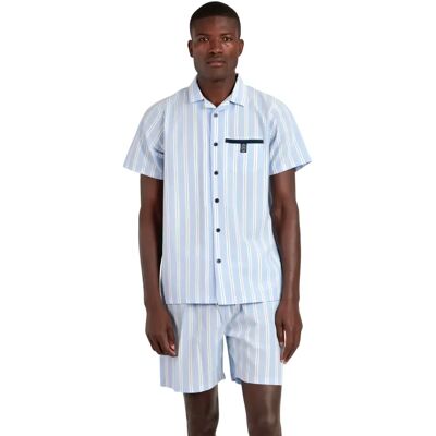 Gestreepte open pyjama Admas Classic Bleu S Gestreepte open pyjama Admas Classic Bleu S