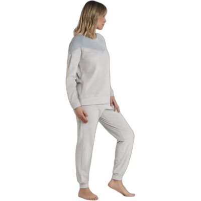 Velours lange mouwen pyjama voor dames Admas Home Soft Home Gris XL Velours lange mouwen pyjama voor dames Admas Home Soft Home Gris XL