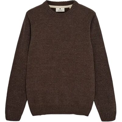 Pull chenille Anerkjendt Sune Marron S Pull chenille Anerkjendt Sune Marron S