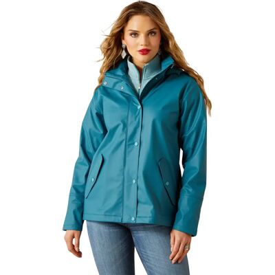 Waterdichte rijjas voor vrouwen Ariat Drizzle Bleu S Waterdichte rijjas voor vrouwen Ariat Drizzle Bleu S