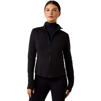 Dames rijjas met volledige rits Ariat SolVeil Noir 2XS Dames rijjas met volledige rits Ariat SolVeil Noir 2XS