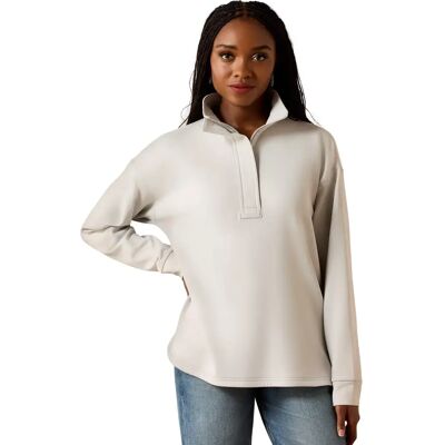 Dames sweatshirt met 1/2 rits Ariat Breeze Gris 2XL Dames sweatshirt met 1/2 rits Ariat Breeze Gris 2XL