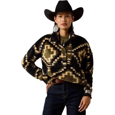 Damesfleece Ariat Berber Noir M Damesfleece Ariat Berber Noir M
