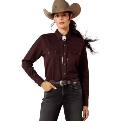Dameshemd Ariat Earthbound Western Violet L Dameshemd Ariat Earthbound Western Violet L