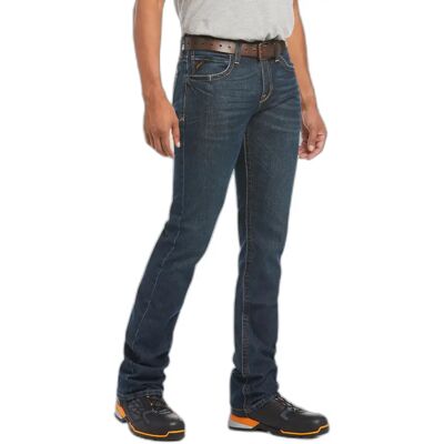 Jeans Ariat Rebar M7 Dura Stretch Bleu 38x34 Jeans Ariat Rebar M7 Dura Stretch Bleu 38x34