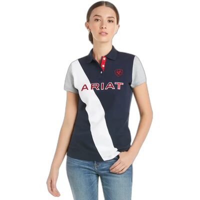 Damespolo Ariat Taryn Noir M Damespolo Ariat Taryn Noir M
