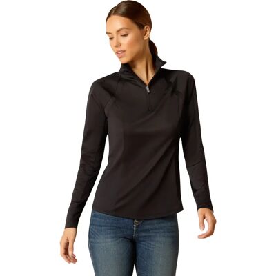 Dames rijshirt Ariat Sunstopper 3.0 Noir S Dames rijshirt Ariat Sunstopper 3.0 Noir S