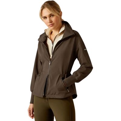 Waterdichte rijjas voor vrouwen Ariat Estrade Softshell Marron L Waterdichte rijjas voor vrouwen Ariat Estrade Softshell Marron L