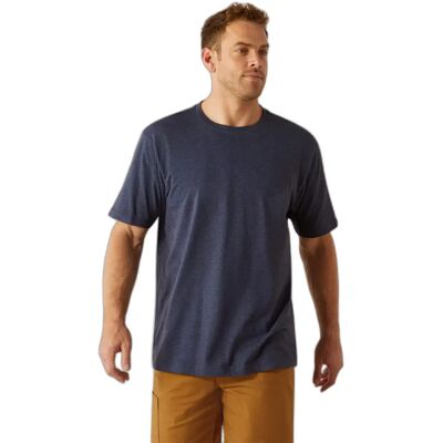T-shirt Ariat Rebar Cotton Strong Standard Bleu 2XL T-shirt Ariat Rebar Cotton Strong Standard Bleu 2XL