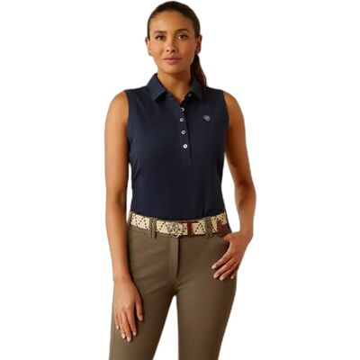 Damespolo zonder mouwen Ariat Prix 3.0 Bleu M Damespolo zonder mouwen Ariat Prix 3.0 Bleu M