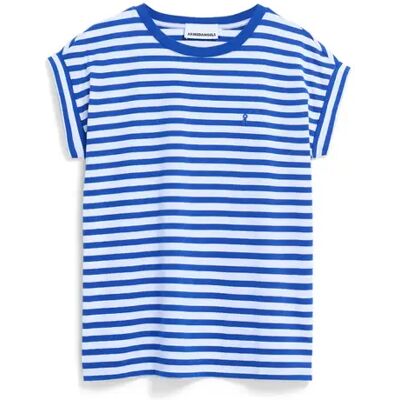 Gestreept T-shirt Armedangels Idaara Bleu S Gestreept T-shirt Armedangels Idaara Bleu S