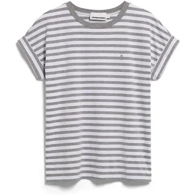 Gestreept T-shirt Armedangels Idaara Gris S Gestreept T-shirt Armedangels Idaara Gris S
