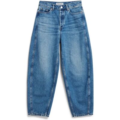 Damesjeans Armedangels Baarly Barrel Orange 34x34 Damesjeans Armedangels Baarly Barrel Orange 34x34