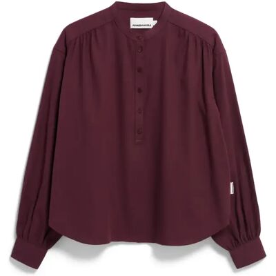 Vrouwenblouse Armedangels Efinaraa Marron S Vrouwenblouse Armedangels Efinaraa Marron S
