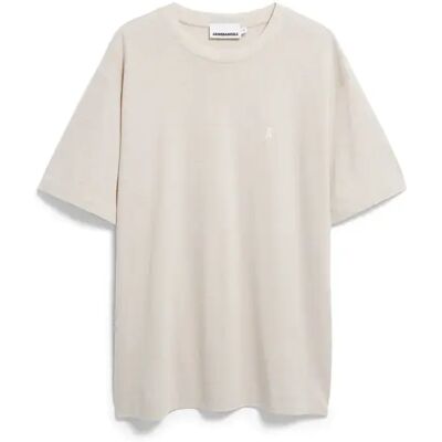 Linnen gemengde T-shirt Armedangels Maarkos Blanc 2XL Linnen gemengde T-shirt Armedangels Maarkos Blanc 2XL